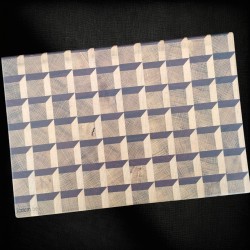 Planche en bois de bout ou billot (34 x 23 x 3,8 cm)