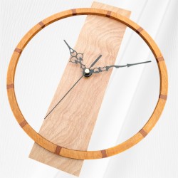 Horloge en bois artisanale avec ou sans carillon | Création unique | HL2404