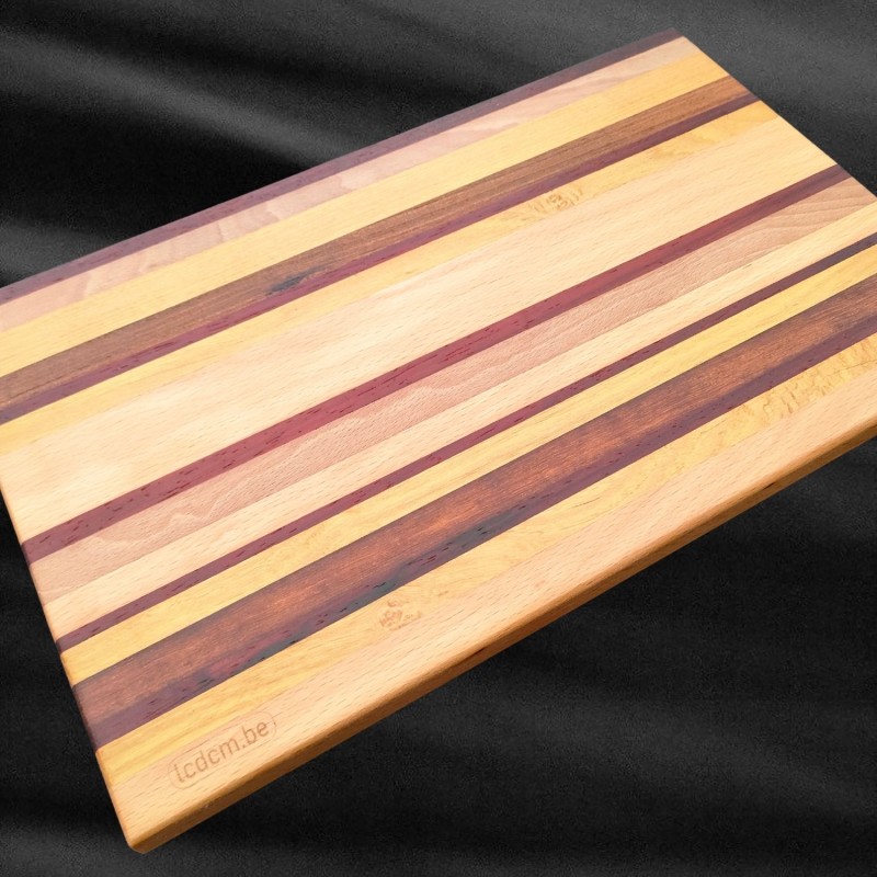 Planche culinaire design | Bois massif et détails exotiques | PL2528