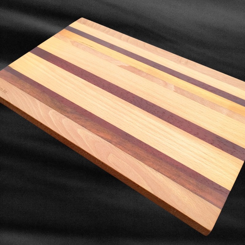 Planche de dégustation en hêtre et bois exotique | PL2529