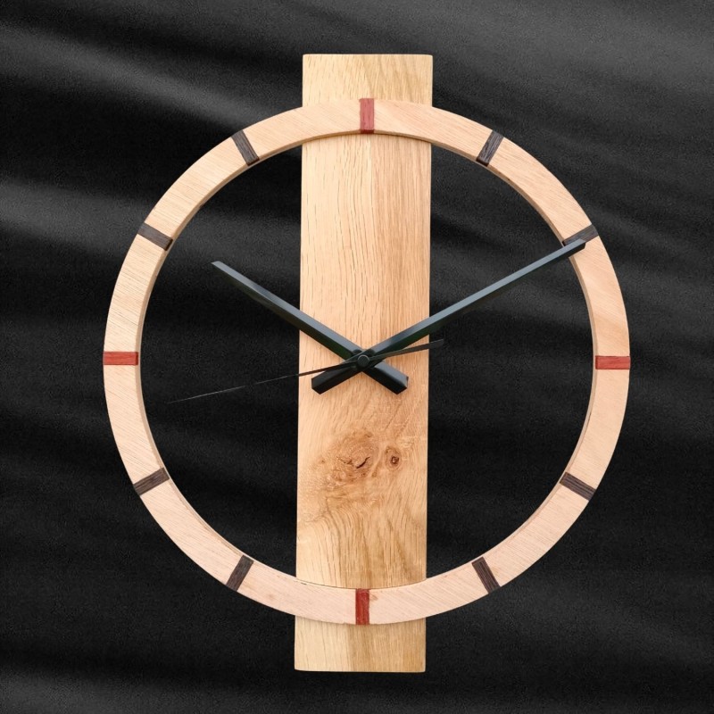 Horloge en bois artisanale | Création unique | HL2544