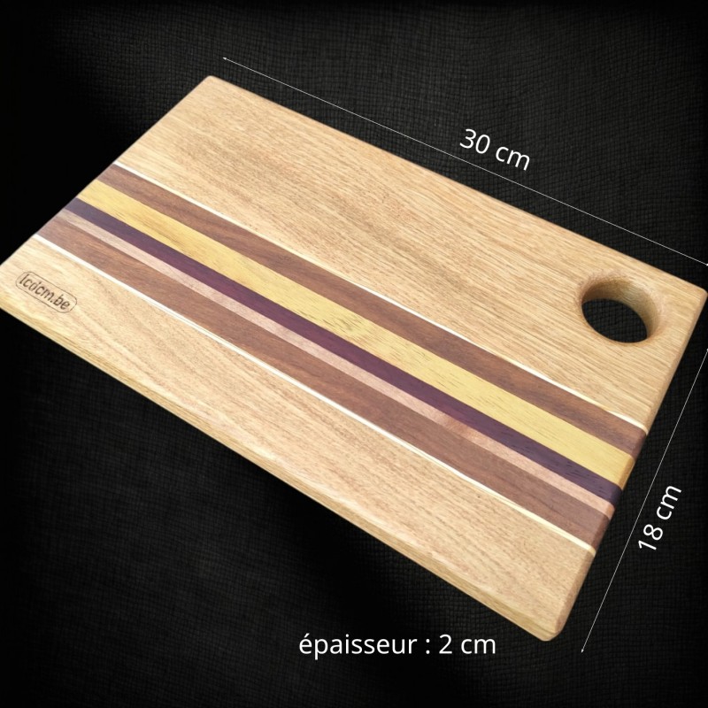 Planche à découper ou de présentation (30 x 18 x 2 cm)